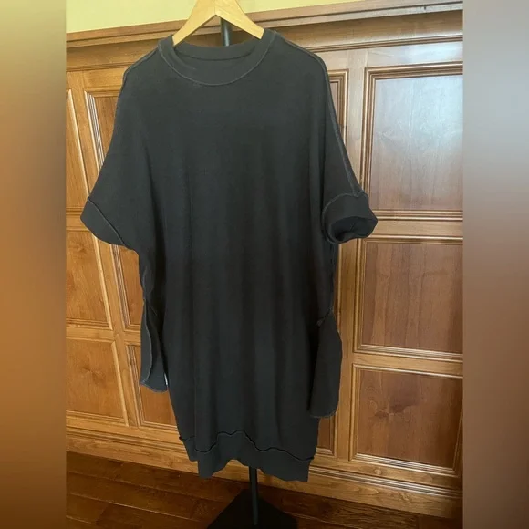 Yohji Yamamoto Sweatshirt Dress Charcoal Gray Size S - Picture 8 of 17